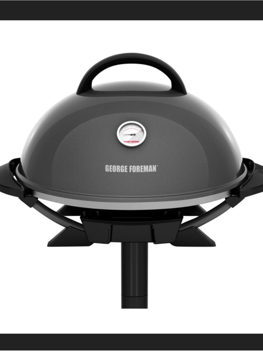George Foreman Indoor Outdoor Electric Grill with Stand Model GGR60 NIB
